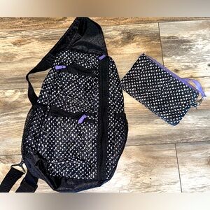 Thirty-one sling bag and matching wristlet -